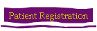Patient Registration